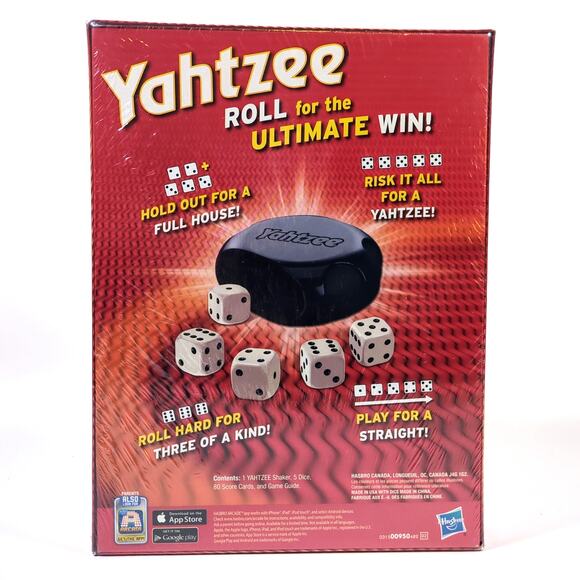 Hasbro Classic Yahtzee Dice Game Family Game Toys Kids Fun Activity Adult 2014 - Picture 2 of 3